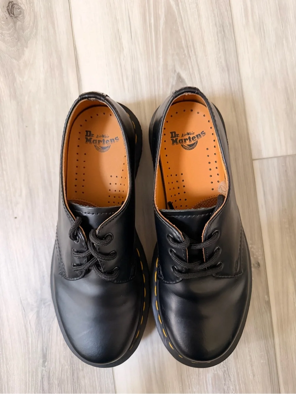 Dr. Martens 1461 W Black Smooth Leather Shoes Women’s US 7